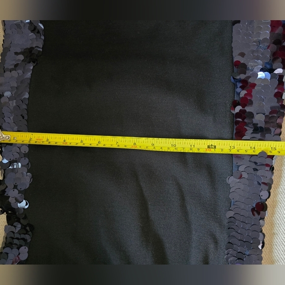 Tory Burch Elegant Black and Blue Sequin Dress - Picture 8 of 10